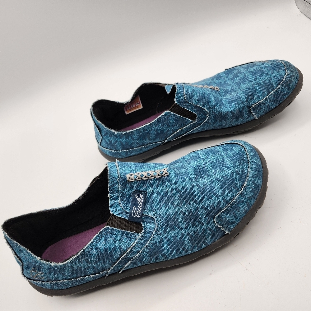 Cushe Canvas All Terrain Blue Casual Slip-On Shoes Sz 8 - Picture 2 of 8
